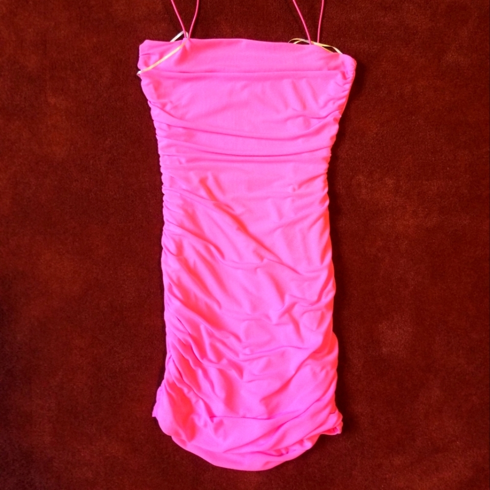 Tigermist mini dress with Cutout back